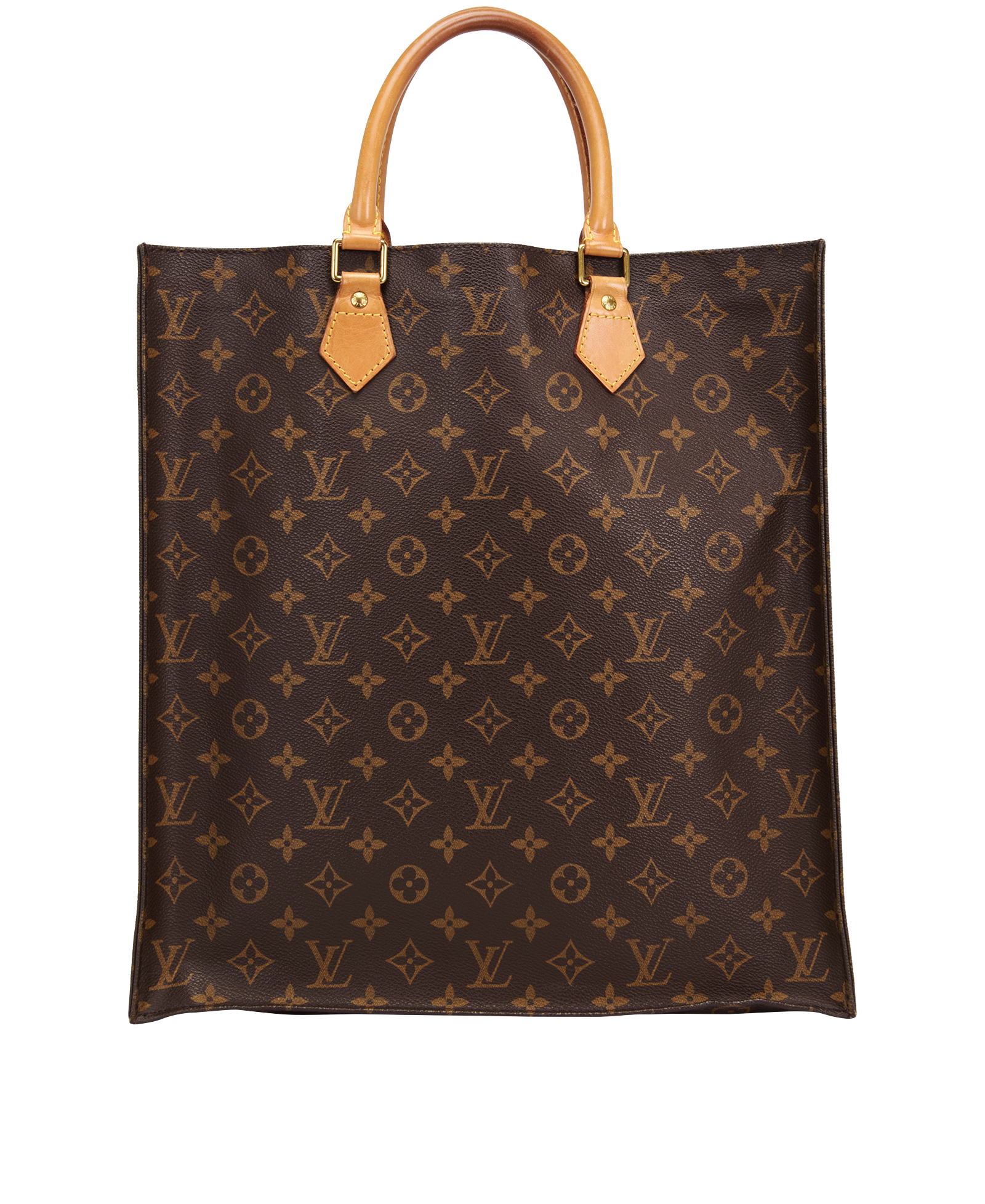 Sac Plat, &pound;750, Handbags, Brown, Canvas, Back view